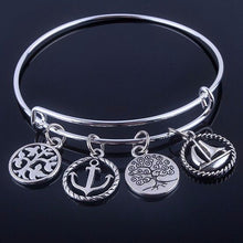 Anchor & life trees bracelets